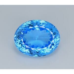 Dazzling 90+ Carat Genuine Swiss Blue Topaz!